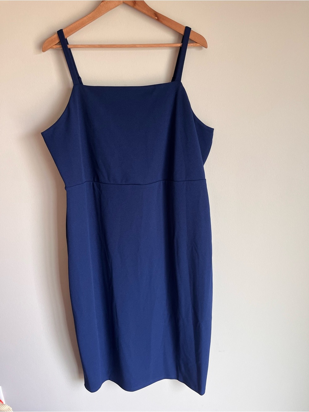 Torrid NEW Women's Midi Wedding Crepe Hi Neck Dress Blue Size 2X (18-20)